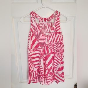 Lilly Pulitzer Tank, XXS, Capri Pink Yacht